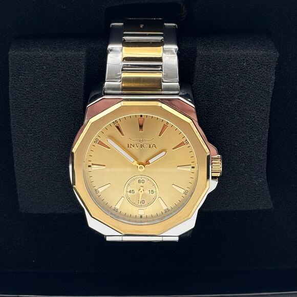 Invicta Speedway 49329 Mens 42mm Two Tone Stainless Steel Quartz Watch BNWT - Picture 15 of 17